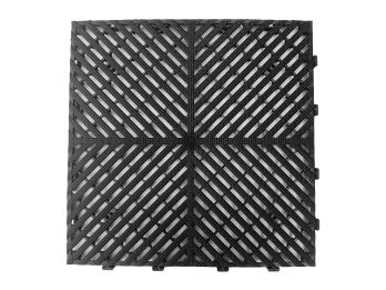 GRID Floor Tiles 400x400mm Black